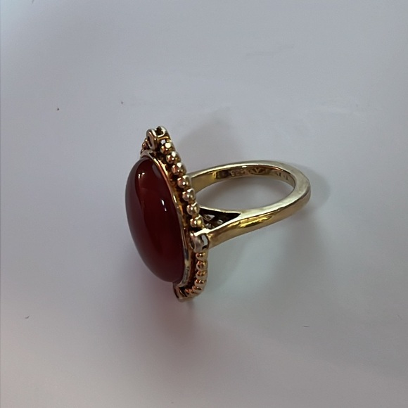 Carnelian ring 925 - Picture 5 of 7